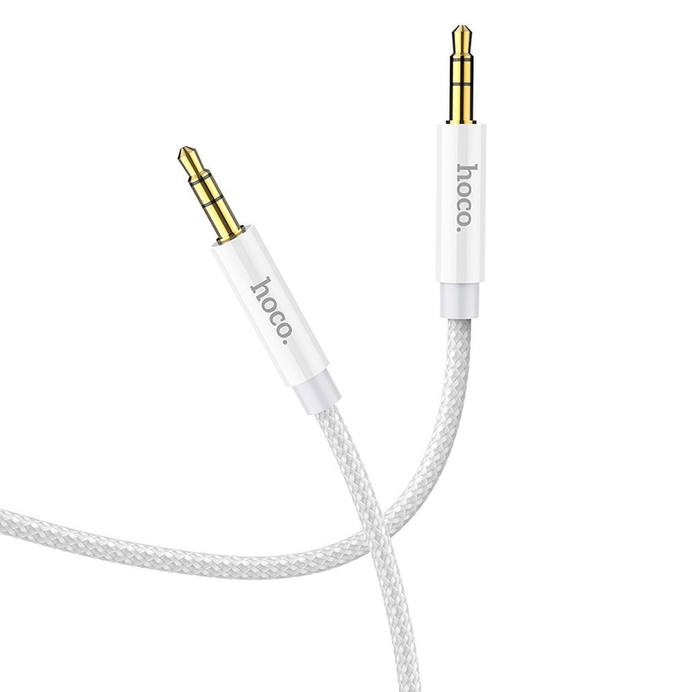 Zvočni kabel 3,5 mm - 3,5 mm HOCO UPA19, 1 m, srebrn 
