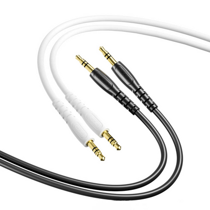 Avdio kabel 3.5mm - 3.5mm XO Design NB-R270, 1m, Bel