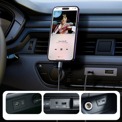 Audio kabel Lightning - 3.5mm Joyroom SY-A06, 1.2m, črn