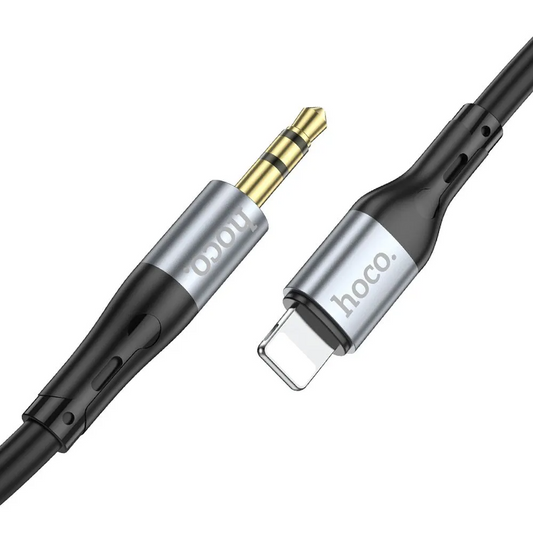 Audio kabel Lightning - 3.5mm HOCO UPA22, 1m, črn