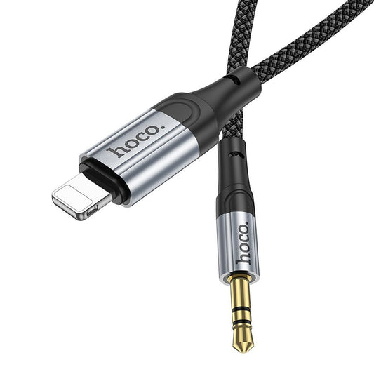 Audio kabel Lightning - 3,5 mm HOCO UPA26, 1 m, črn