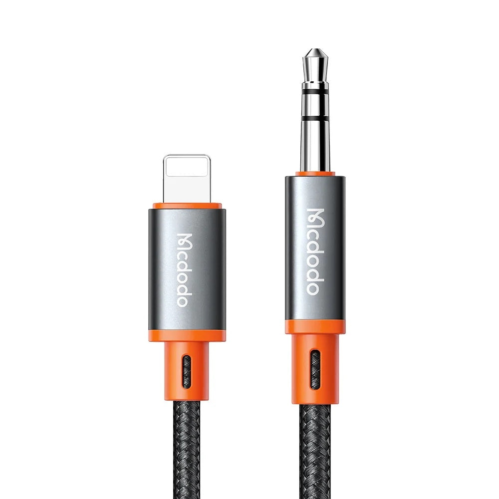 Lightning Audio Cable - 3.5mm McDodo CA-0780 Castle, 1.2m, Black