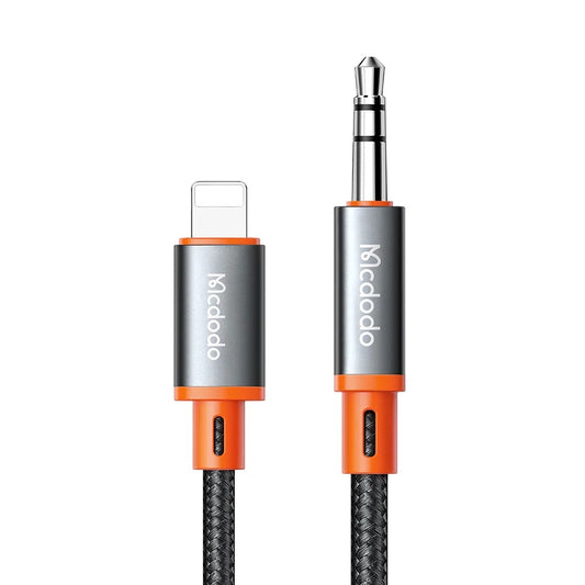 Audio kabel Lightning - 3.5mm McDodo CA-0780 Castle, 1.2m, Črn