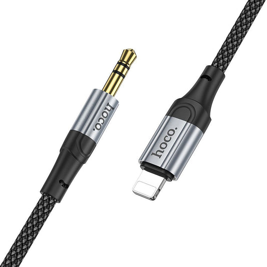 Audio kabel Lightning - 3,5 mm HOCO UPA26, 1 m, črn