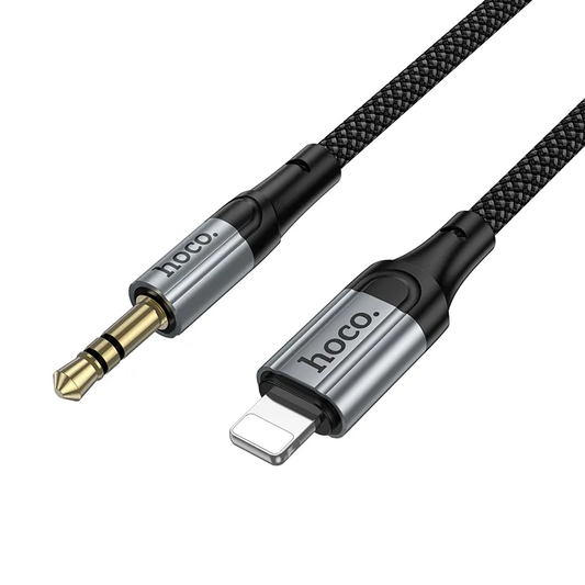 Audio kabel Lightning - 3.5mm HOCO UPA33A, 1.5m, črn