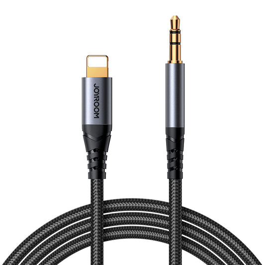 Audio kabel Lightning - 3.5mm Joyroom SY-A06, 1.2m, črn
