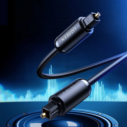 Optični avdio kabel UGREEN AV122, Toslink / SPDIF, 1,5 m, črn