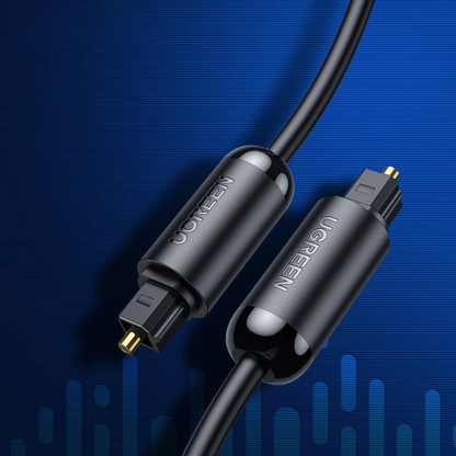 Optični avdio kabel UGREEN AV122, Toslink / SPDIF, 1,5 m, črn