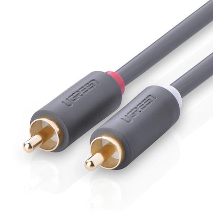 Audio kabel UGREEN AV104, 2 x RCA - 2 x RCA, 2m, črn