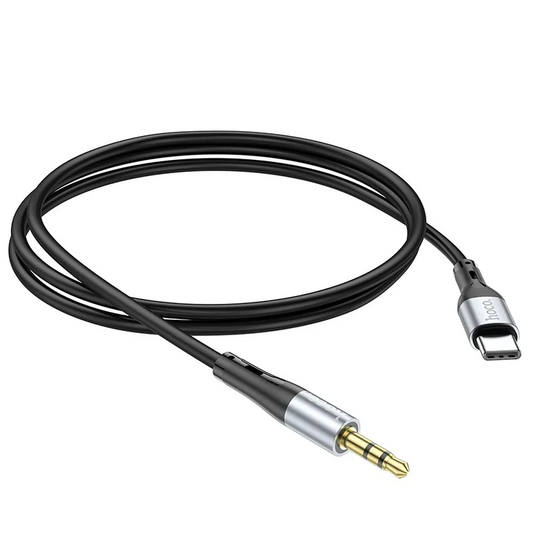 Avdio kabel USB-C - 3.5mm HOCO UPA22, 1m, črn