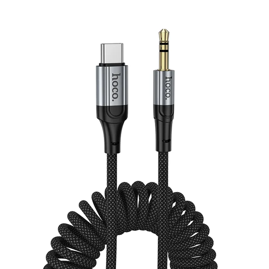 Avdio kabel USB-C - 3.5mm HOCO UPA33B, 1.5m, črn
