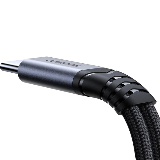 Avdio kabel USB-C - 3.5mm / USB-C Joyroom SY-C02, 0.14m, črn