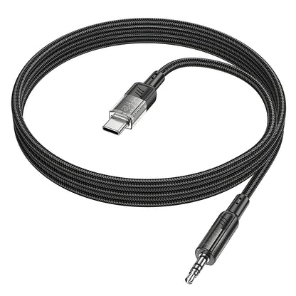 Avdio kabel USB-C - 3.5mm HOCO UPA27, 1.2m, črn