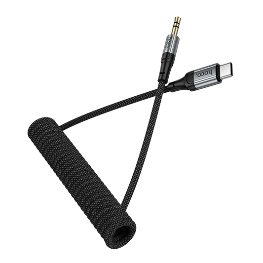 Avdio kabel USB-C - 3.5mm HOCO UPA33B, 1.5m, črn