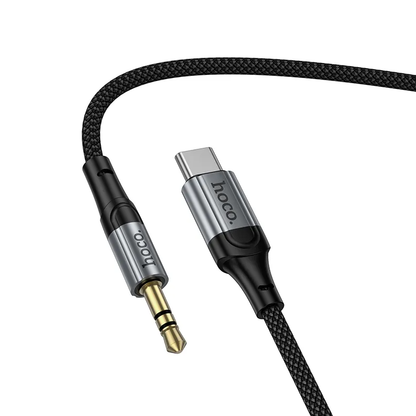 Avdio kabel USB-C - 3.5mm HOCO UPA33B, 1.5m, črn