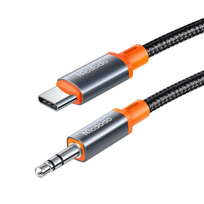 Audio kabel USB-C - 3.5mm McDodo CA-0820 Castle, 1.2m, črn