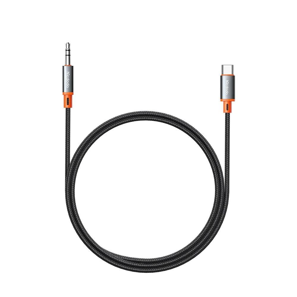 Audio kabel USB-C - 3.5mm McDodo CA-0820 Castle, 1.2m, črn