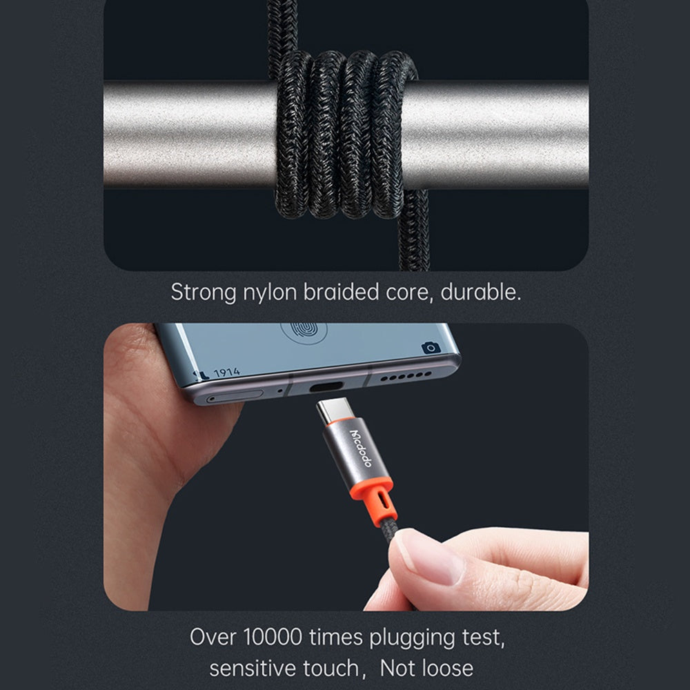 Audio kabel USB-C - 3.5mm McDodo CA-0820 Castle, 1.2m, črn