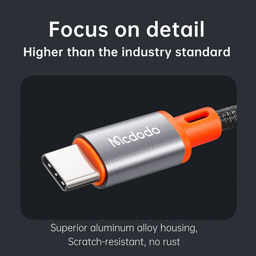 Audio kabel USB-C - 3.5mm McDodo CA-0820 Castle, 1.2m, črn