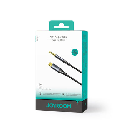 Audio kabel USB-C - 3.5mm Joyroom SY-A07, 1.2m, črn