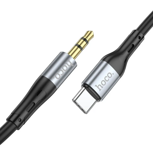 Avdio kabel USB-C - 3.5mm HOCO UPA22, 1m, črn