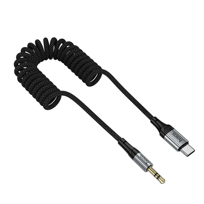 Avdio kabel USB-C - 3.5mm HOCO UPA33B, 1.5m, črn