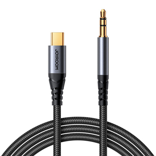 Audio kabel USB-C - 3.5mm Joyroom SY-A07, 1.2m, črn