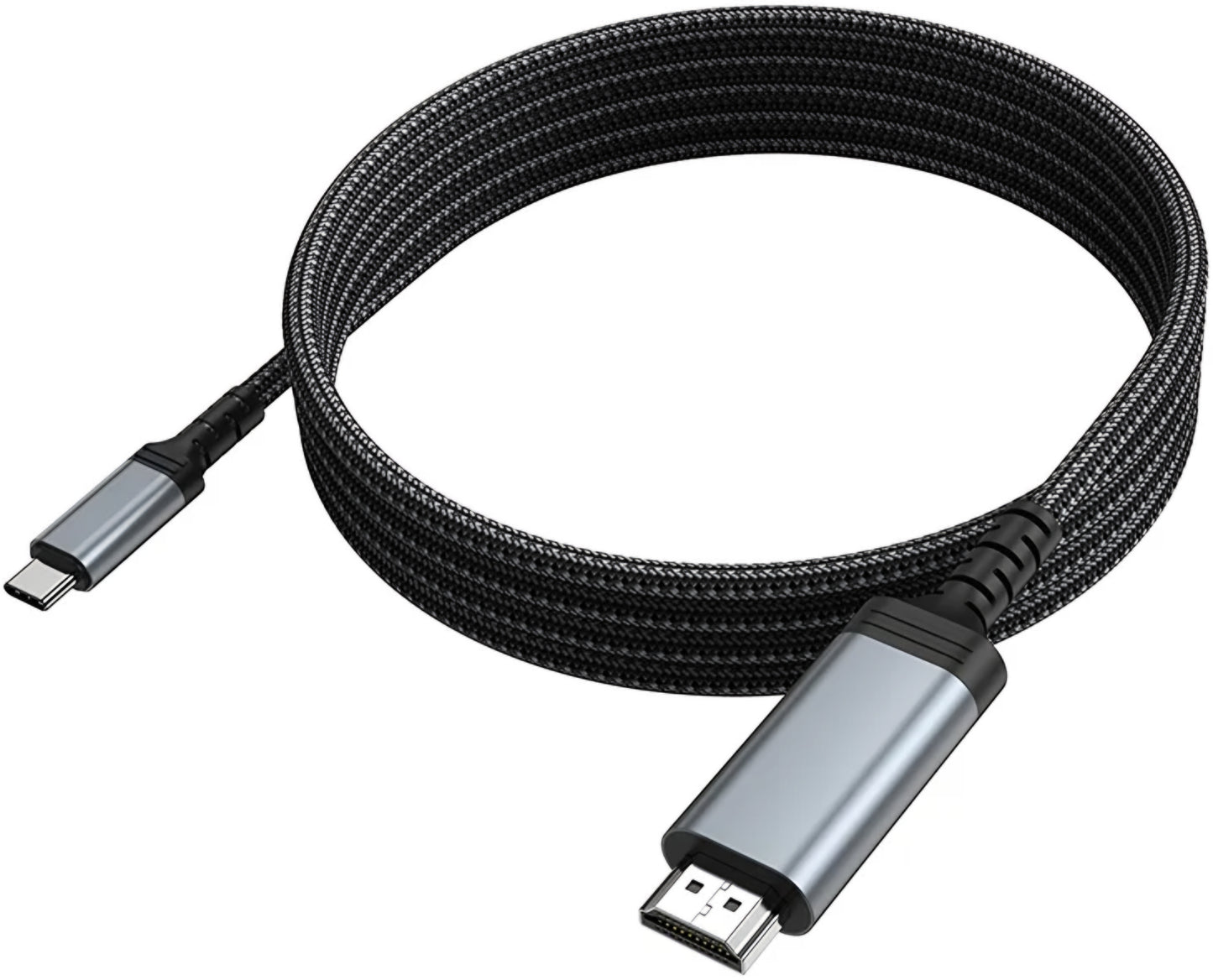 Avdio in video kabel USB-C - HDMI HOCO UA43, 1.8m, siv
