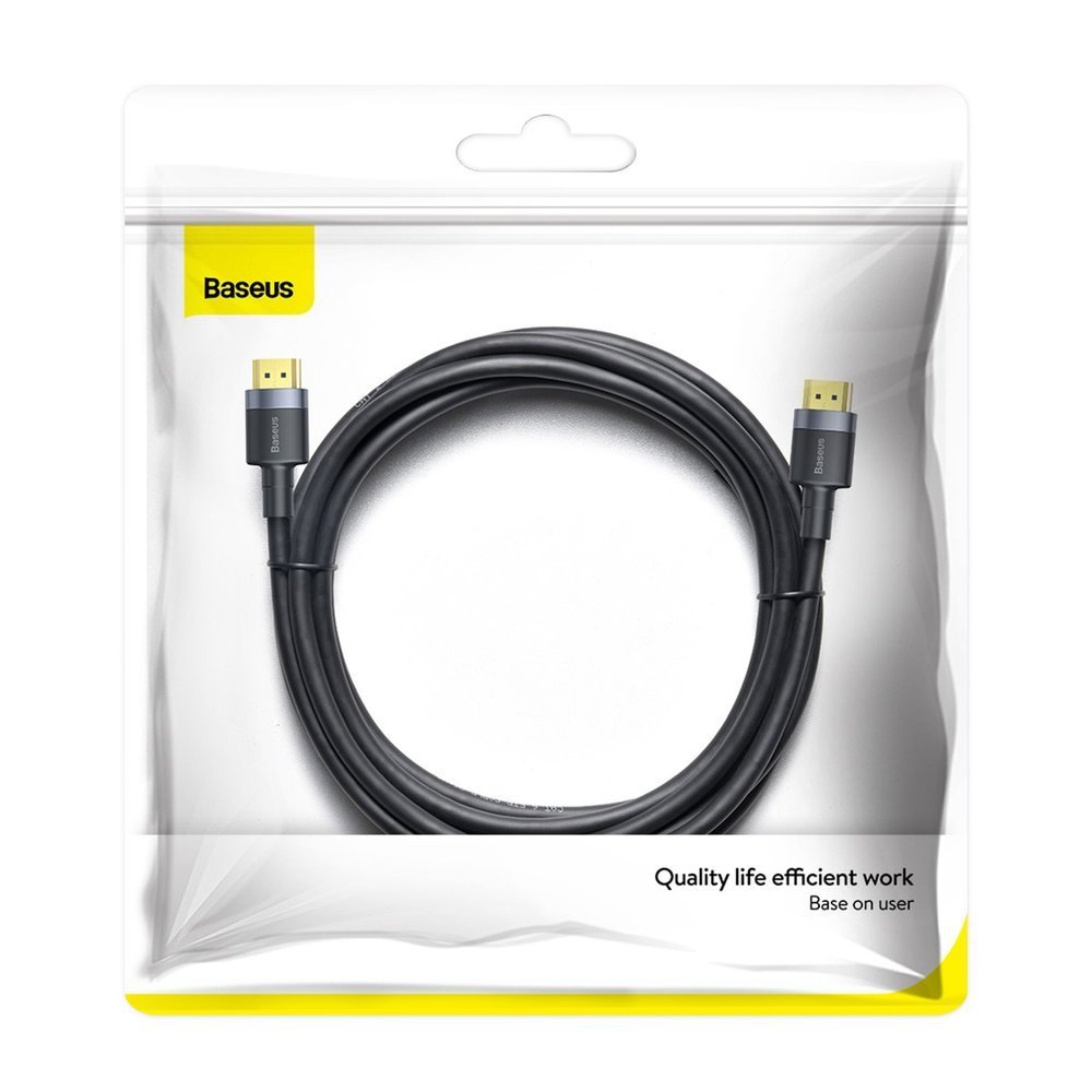 Video kabel Baseus Cafule, HDMI - HDMI, 4K, 3m, Črn CADKLF-G01