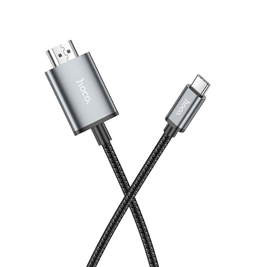 Avdio in video kabel USB-C - HDMI HOCO UA27, 2m, siv