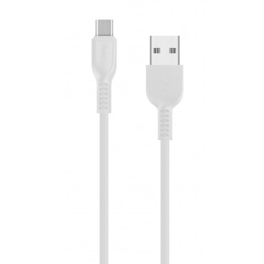 USB-A - USB-C podatkovni in polnilni kabel HOCO Flash X20, 18W, 3m, bel
