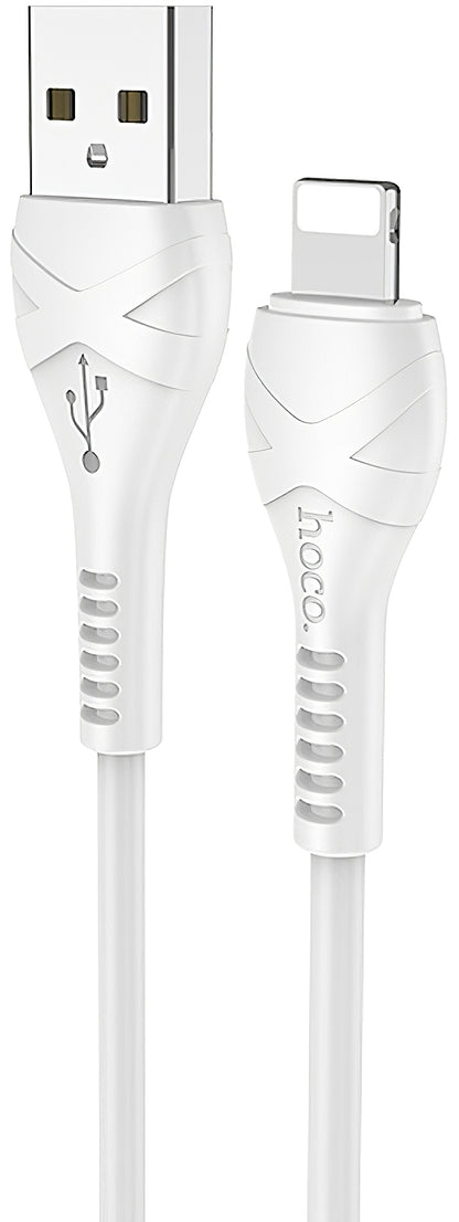 Kabel za podatke in polnjenje USB-A - Lightning HOCO X37, 18W, 1m, Bel