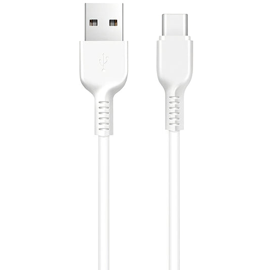 Kabel za prenos podatkov in polnjenje USB-A - USB-C HOCO Flash X20, 18W, 1m, Bel