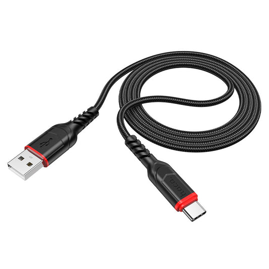 Kabel za podatke in polnjenje USB-A - USB-C HOCO X59 Victory, 18W, 1m, črn