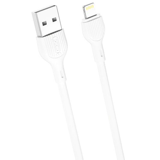 Kabel za podatke in polnjenje USB-A - Lightning XO Design NB200, 10W, 1m, Bel