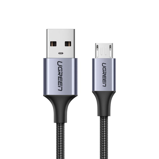 Kabel za podatke in polnjenje USB-A - microUSB UGREEN US290, 18W, 1.5m, črn