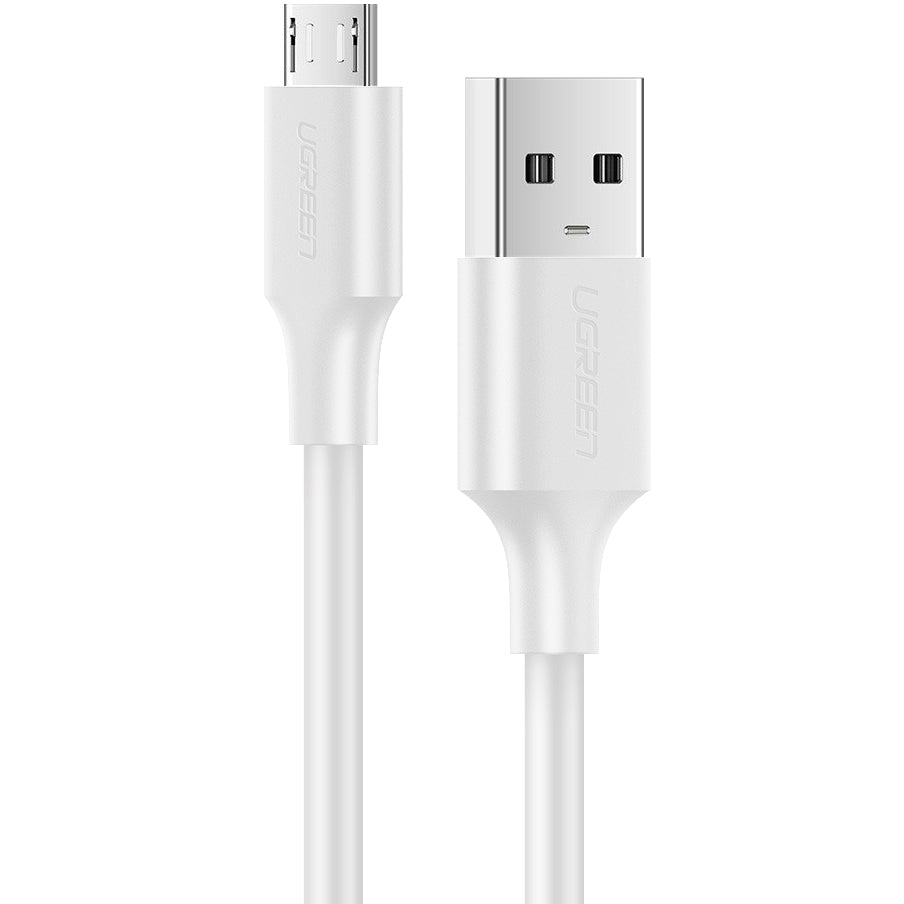 USB-A to microUSB Data and Charging Cable UGREEN US289, 18W, 2m, White