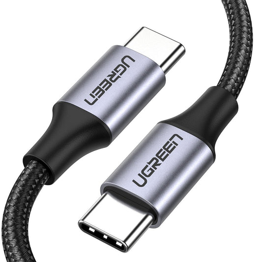USB-C podatkovni in polnilni kabel - USB-C UGREEN US261, 60W, 1m, siva