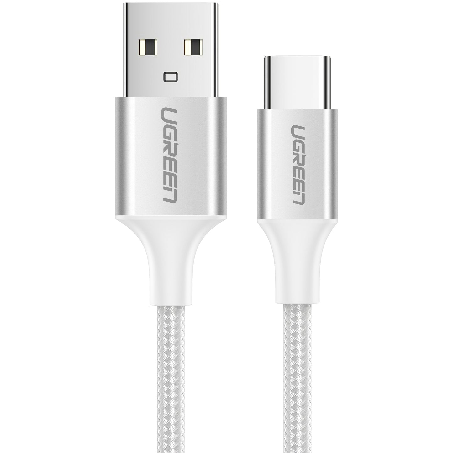 Kabel za podatke in polnjenje USB-A - USB-C UGREEN US288, 18W, 2m, Bel