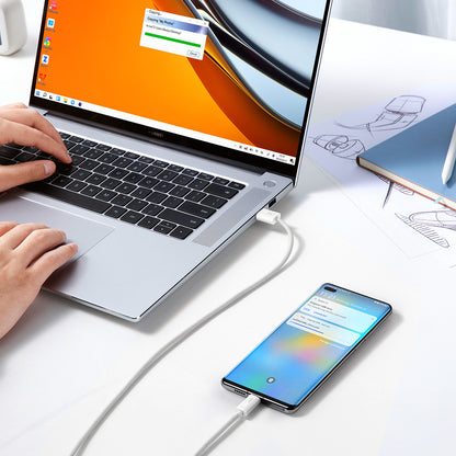 Kabel za prenos podatkov in polnjenje USB-A - USB-C Baseus Dynamic Series, 100W, 1m, Bel CALD000602