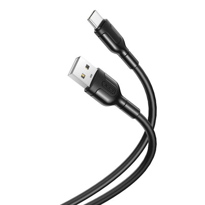 USB-A to USB-C Data and Charging Cable XO Design NB212, 18W, 1m, Black