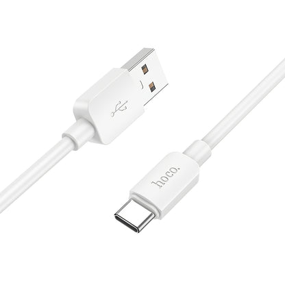 Kabel za prenos podatkov in polnjenje USB-A - USB-C HOCO X96, 27W, 1m, Bel