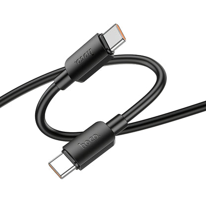 Kabel za podatke in polnjenje USB-C - USB-C HOCO X96, 100W, 1m, črn