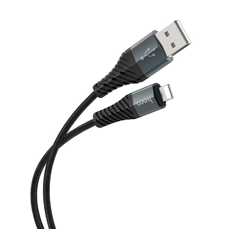 Podatkovni in polnilni kabel USB-A - Lightning HOCO X38 Cool, 18 W, 1 m, črn 