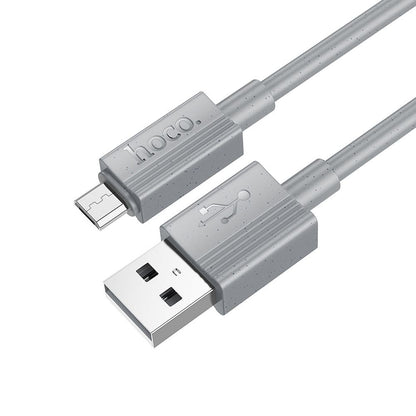 Kabel za prenos podatkov in polnjenje USB-A - microUSB HOCO X107, 18W, 1m, Siv