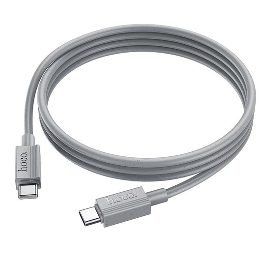 Kabel za prenos podatkov in polnjenje USB-C - USB-C HOCO X107, 60W, 1m, Siv