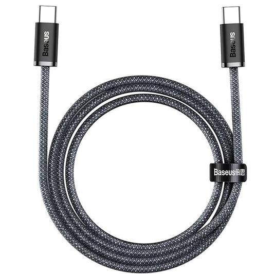 Podatkovni in polnilni kabel USB-C - USB-C Baseus Dynamic Series, 100 W, 2 m, siv CALD000316