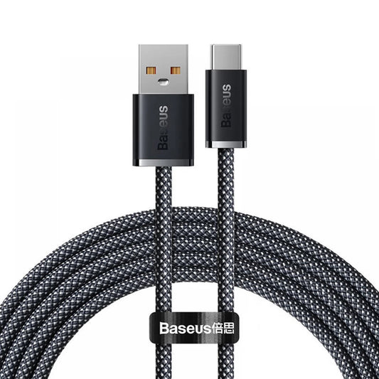 Kabel za podatke in polnjenje USB-A - USB-C Baseus Dynamic Series, 100W, 2m, siv CALD000716