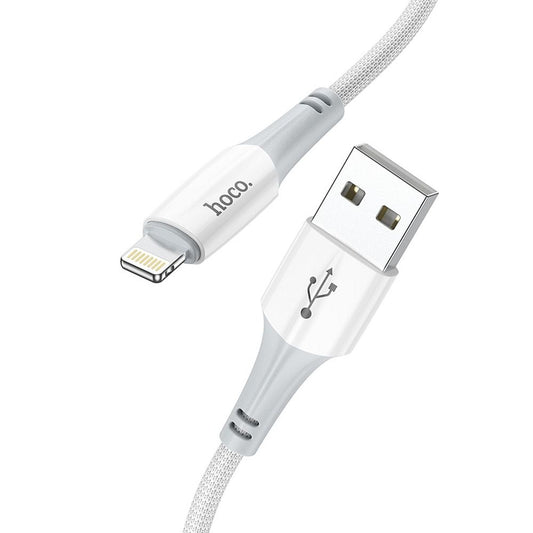 Kabel za podatke in polnjenje USB-A - Lightning HOCO X70, 18W, 1m, Bel