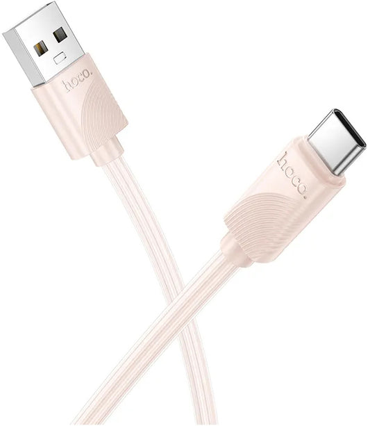 Kabel za podatke in polnjenje USB-A - USB-C HOCO X114, 18W, 1m, Roza